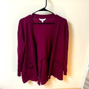 Maroon Cardigain